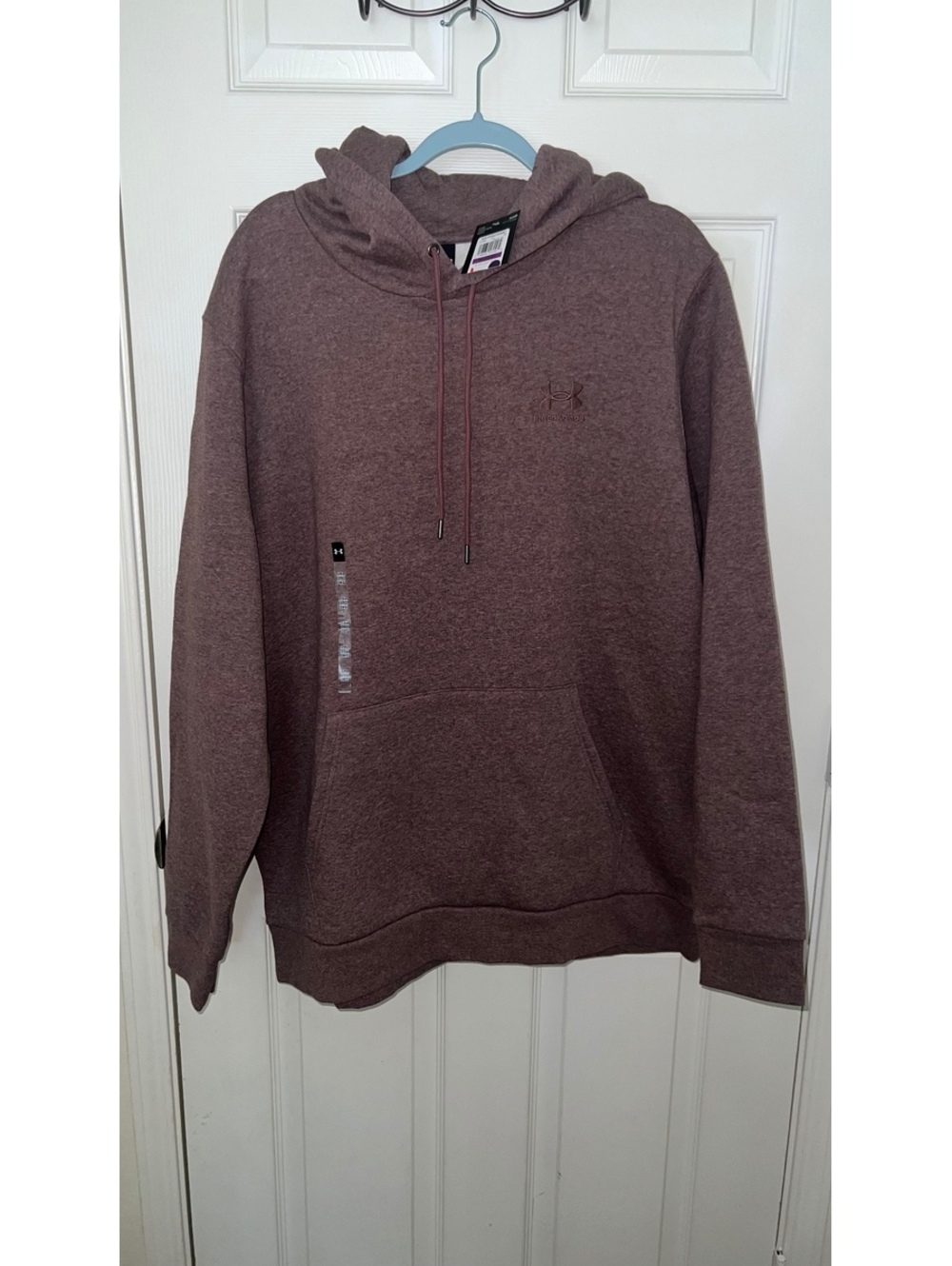 Under Armour Men's 2XL Mauve Fleece Hoodie